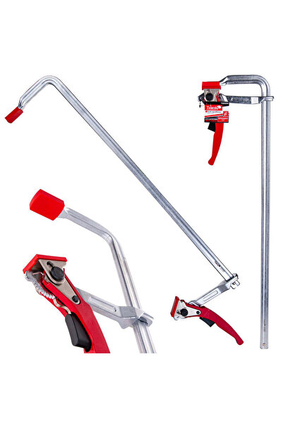 Tvardy Woodworking Clamp Type F with Ratchet, 600 x 120 mm, T 00590