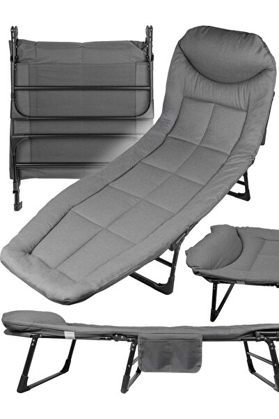 MalTec Folding Garden Chair with Cushion Sunwaal, 198 x 30 cm, 111406