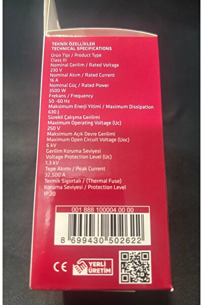 Mutlusan Electric Mutlusan akım korumalı priz