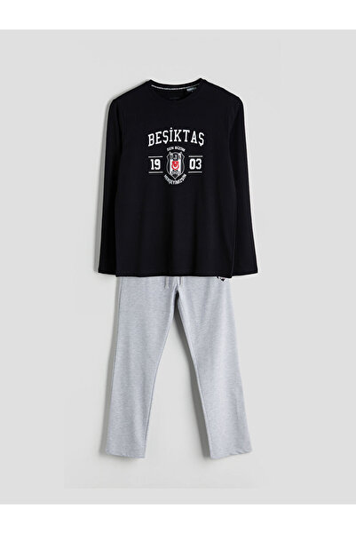 LC Waikiki Standart Kalıp Beşiktaş Baskılı Erkek Pijama