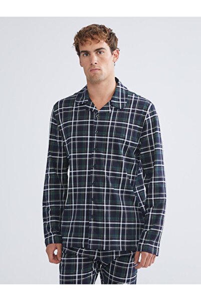 LC Waikiki Lacivert Standart Kalıp Erkek Pijama Takımı