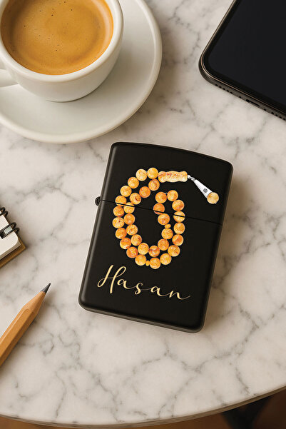 Cekuonline Kişiye Özel İsim Yazılı Fontlu Baskılı Benzinli Çakmak Özel Tasarı...