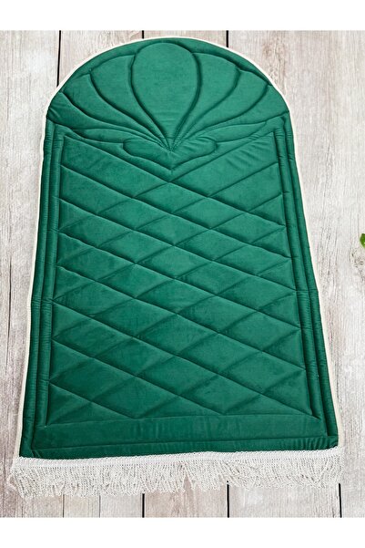 AYHANHOME Luxury Orthopedic Knee Pain-Free Sponge Gift Dowry Twist Prayer Rug with Fringed Bag