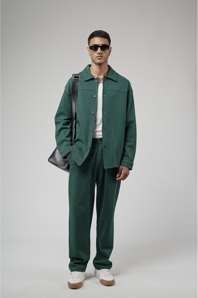 king brich Oversize Fit Men's Shirt Pants Bottom Top Set
