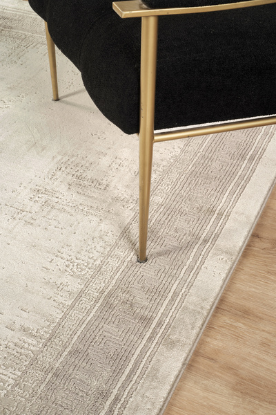 Nova Modern Woven Carpet Beige Soft Textured Premium Living Room Kitchen Rug with Runner