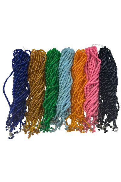 Zey-Al 10 Pieces of 10mm Mono Metal Tassel Rosary Beads – 99 Beads, Color Opt...