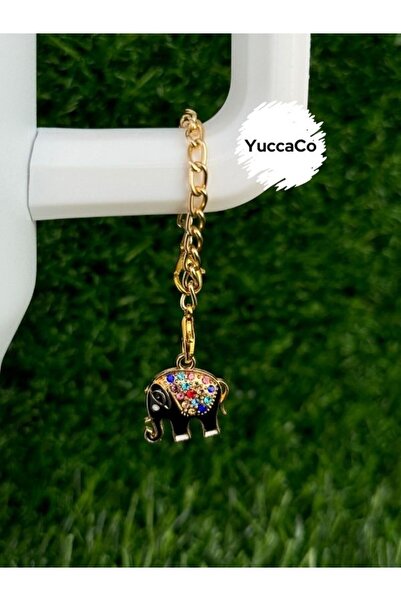 YuccaCo Accessorize Your Life زينة ترمس على شكل فيل/تعليقة ترمس على شكل فيل/ت...