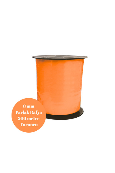 BatıDoğu Рафія 8 мм 200 метрів Яскраво-помаранчева