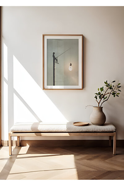 woodhomeworks Ένα τεμάχιο Διακόσμηση γραφείου σαλονιού ζωγραφική Vrynt