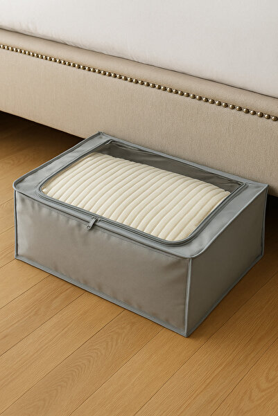 Genel Markalar 4'lü Çok Amaçlı Geniş Organizer 66x46x20 cm, Güzel ve Şeffaf T...