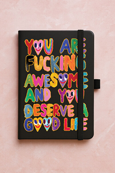 Cekuonline Promotional Undated Premium Thermo Notebook Patterned 192 Sheets - Goodlife