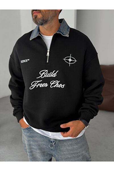 BYBASICMAN Сия Кот Яка Овърсайз суитшърт ES-71-76