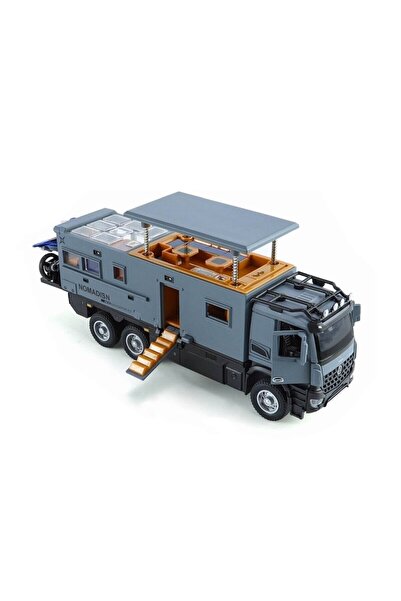 Vardem Xhd-B3217 -Vardem Pull and Drop Lighted and Sound Model Motor Caravan 1:24
