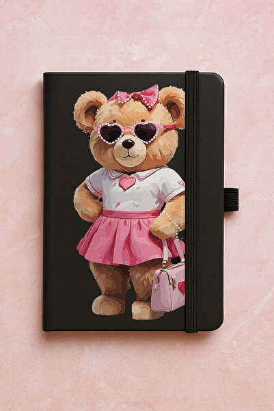 Cekuonline Promotional Undated Premium Thermo Notebook Patterned 192 Sheets - Missteddy