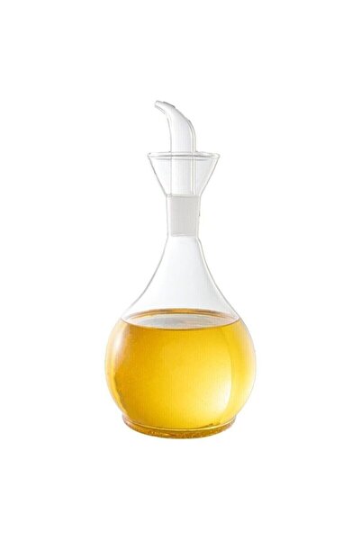 Reoona Borosilicate Chubby Flat Oil Bottle or Vinegar Bottle 900 ml 1 Piece