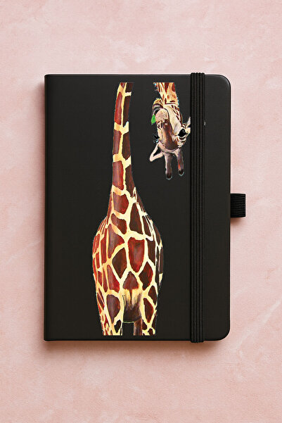 Cekuonline Promotional Undated Premium Thermo Notebook Patterned 192 Sheets - Giraffe