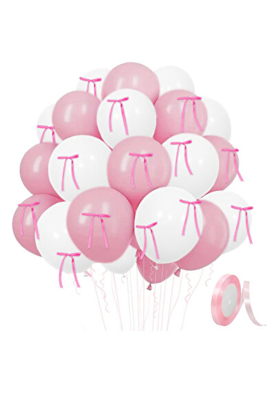 Çemrek Süs Parti حزمة بالونات على شكل فيونكة 20 قطعة