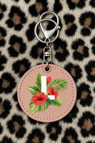 Cekuonline Collectible Leather Keychain with Humorous Print and Hook Powderpi...