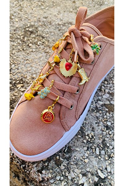 PALMISH LOVER Ayakkabı Charmı Şık Sneaker Süs Aksesuarı Taşlı Çizme