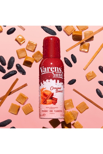 Ulric De Varens Varens Sweet Caramel Santal İştahlandırıcı Karamelli Kadın Body Fragrance Deodorant Set 3X150 ML