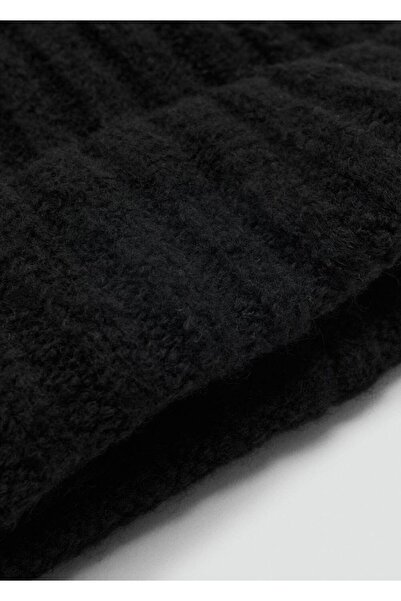 MANGO Woman Lastik örgü bere