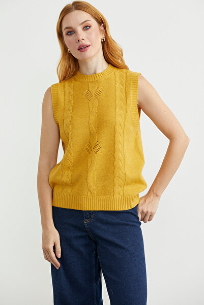 Sementa Casual Wool Knit Sweater - Sun