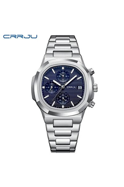 CRRJU Watch Business Class Full Function Active Steel Men's Wristwatch