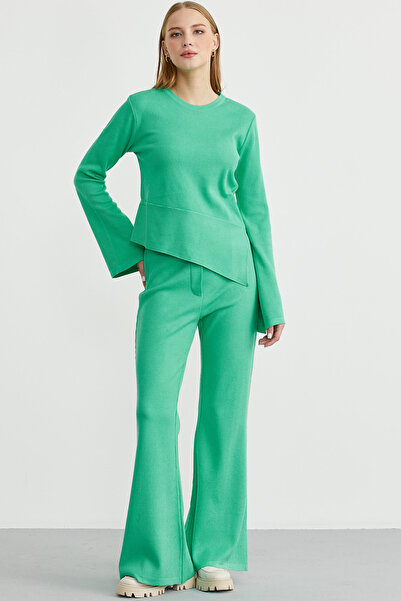 Sementa Double Pants Sweater Knitwear Set - Green