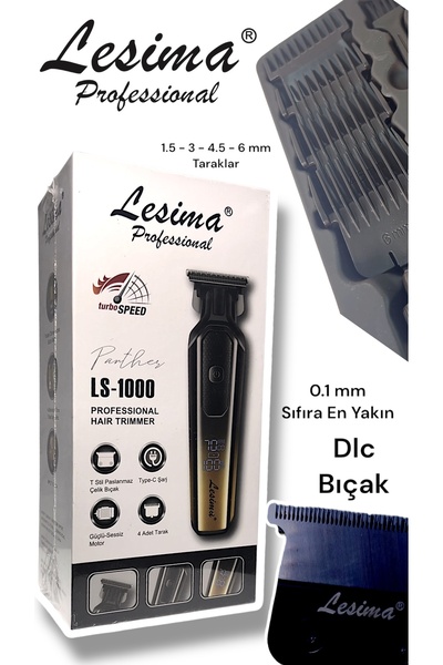 Lesima Panther Saç Sakal Sıfırlama Makinası (Epilasyon Öncesi)