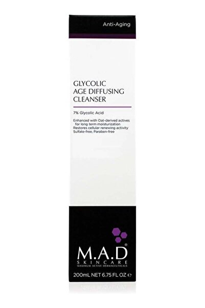 M.A.D Skincare منظف ​​ماد جليكوليك لمكافحة علامات تقدم السن 200 مل