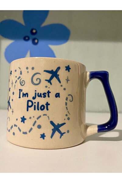 westartic Sad Üzgün Hamster - Meslek: Pilot Kupa Bardak Fincan