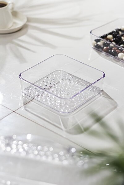 Depa Acrylic Transparent 4-Piece Single Covered Breakfast & Presentation Bowl