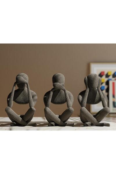 SS 3D MODELLEME Düşünen İnsan Heykeli, Dekoratif Görmedim Duymadım Bilmiyorum...