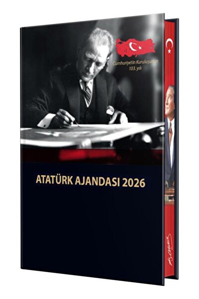 Halk Kitabevi Atatürk Ajandası 2026 103.Yıl (Ciltli)