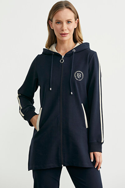 Sementa Σετ αθλητικής φόρμας με κουκούλα και φερμουάρ - Μπλε ναυτικό