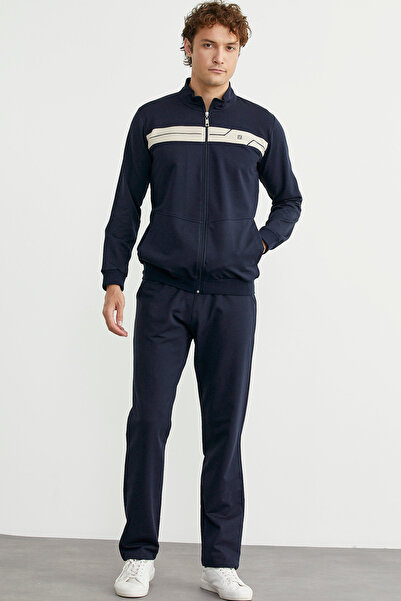 Sementa Σετ αθλητική φόρμα με φερμουάρ - Navy Blue