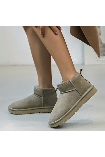 SOFILINE Ghete taupe din piele JB1966 111