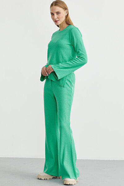 Sementa Double Pants Sweater Knitwear Set - Green