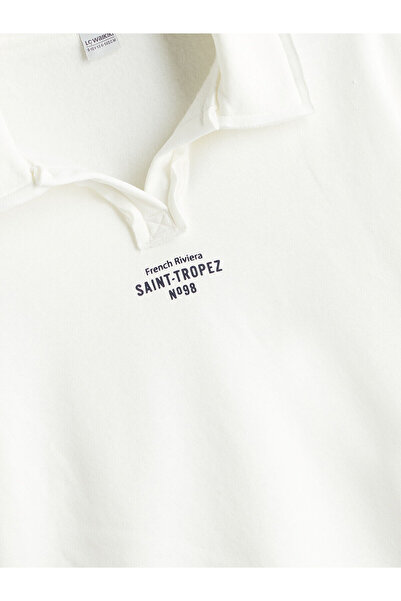 LC Waikiki Yeni Sezon Polo Yaka Kız Çocuk Sweatshirt