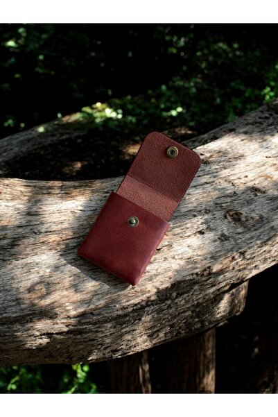 Kalkan deri Safir Leather Genuine Handmade Leather Card Holder – Minimalist, Slim, Vintage, Premium Design