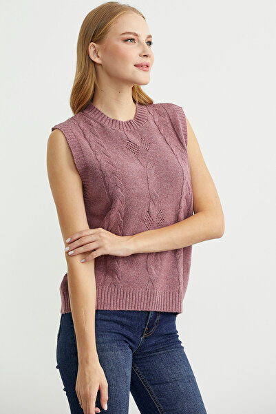 Sementa Casual Wool Knit Sweater - Rose