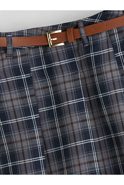 LC Waikiki Sparkling Choices from Shining Store |   Plaid Girls' Shorts Skirt with Elastic Waistband