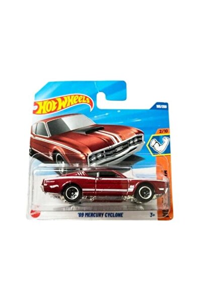 HOT WHEELS '69 Mercury Cyclone, red, 1:64 - model 2025
