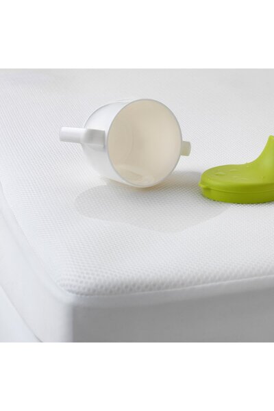 IKEA LENAST Mattress protector, white, 60 x 120 cm