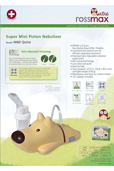 Rossmax Rossmax N160 Ultra Quiet Mini Baby Nebulizer