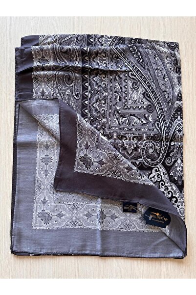 MİSS İPEK Elegant Paisley Patterned Silky Shawl 70 X 180