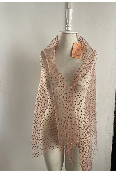 Nurcanilirboutique شال كتف خفيف وأنيق للارتداء فوق الملابس مع تول مكمل