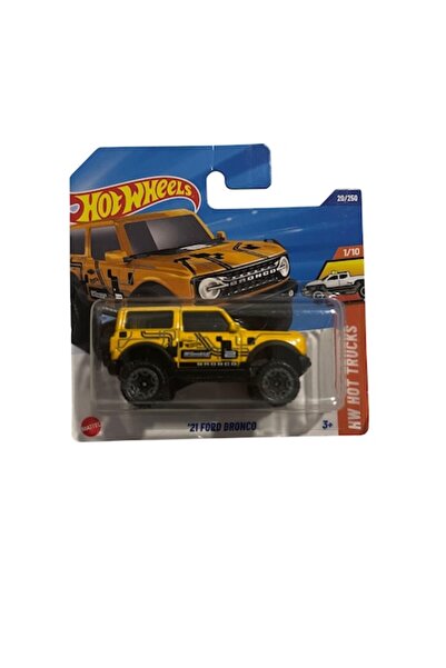 HOT WHEELS Ford Bronco '21 Yellow 2025 Metal Toy Car 1:64