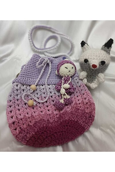 Crochet Set geantă, păpușă și jucărie Francesca