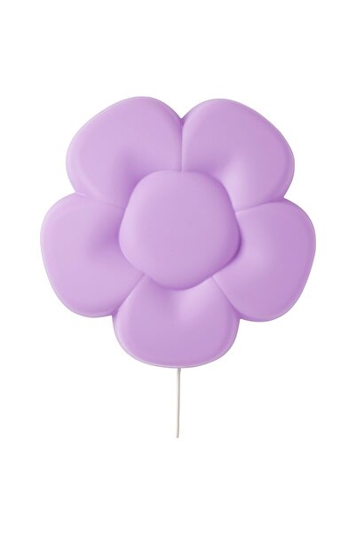 IKEA UPPLYST LED wall lamp, flower lilac